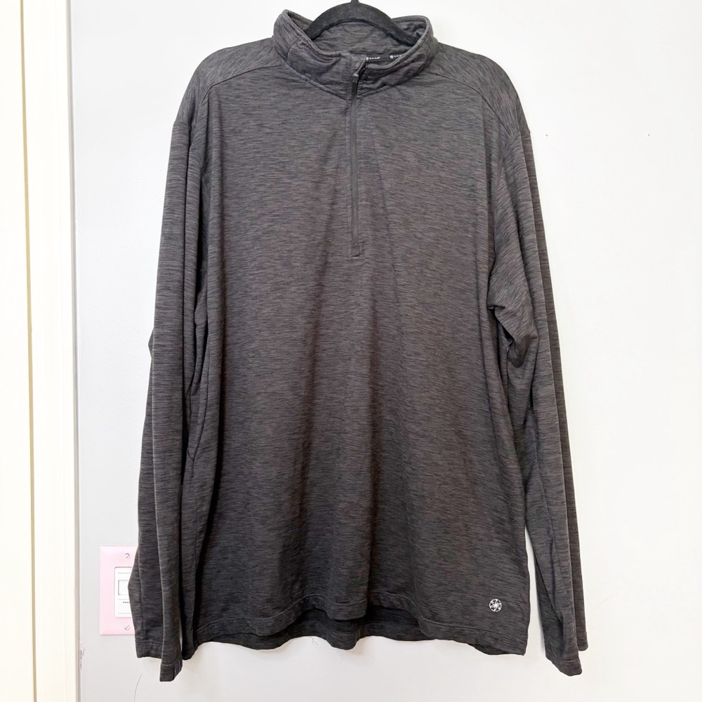 GAIAM Gray Quarter-Zip Pullover